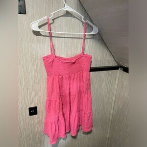pink shein mini dress